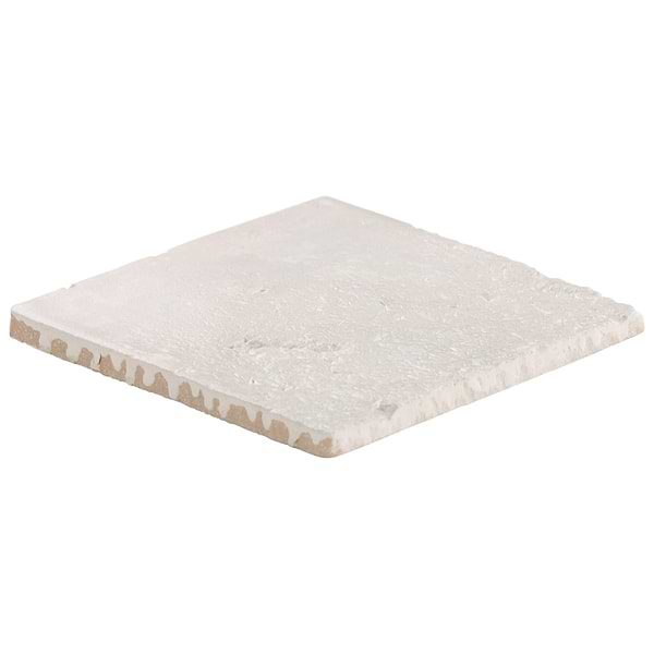 Navari White 5x5 Textured Matte Ceramic Tile