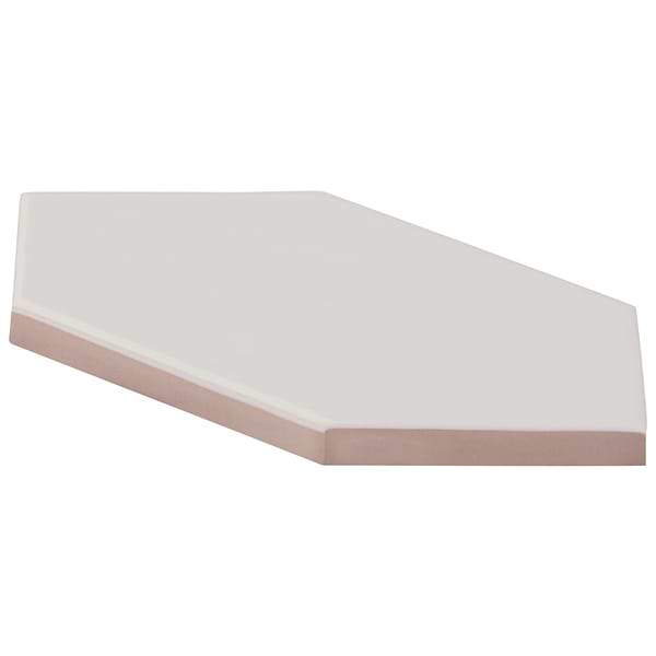 Morocco Blanco White 4x8 Picket Glossy Porcelain Tile