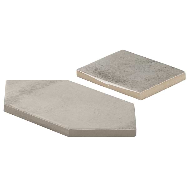 Morocco Dove Gray 4x8 Picket and 4x4 Square Matte Porcelain Tile