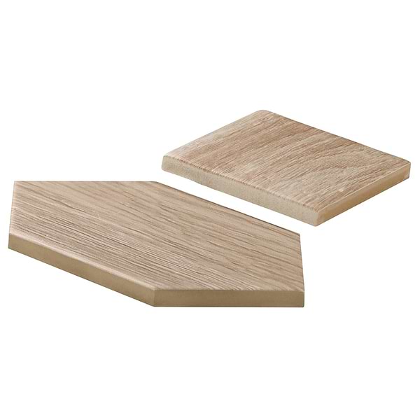 Morocco Oak Beige 4x8 Picket and 4x4 Square Matte Porcelain Tile