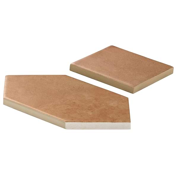 Morocco Terracotta 4x8 Picket and 4x4 Square Matte Porcelain Tile
