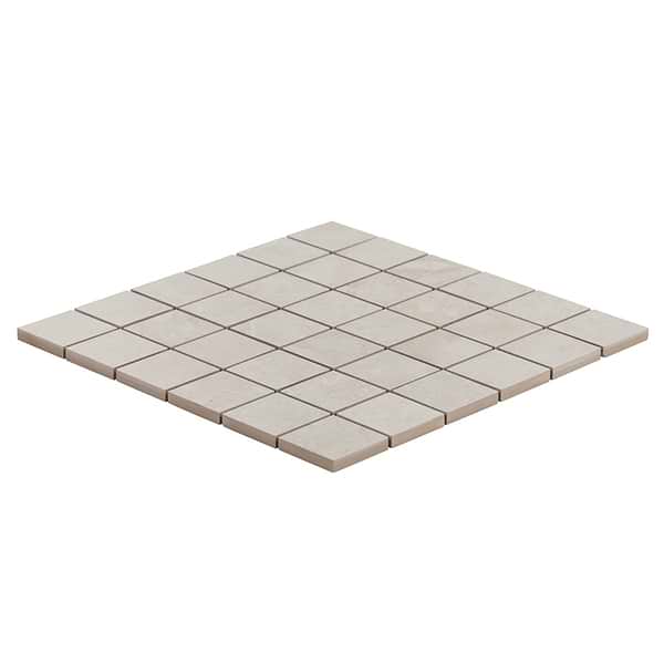 Thor Bone Beige 2x2 Matte Porcelain Mosaic Tile
