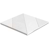 Auteur Diagonals Jewel Ash Gray 9x9 Matte Porcelain Tile