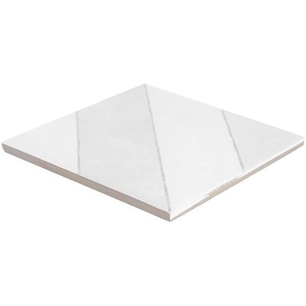 Auteur Diagonals Jewel Ash Gray 9x9 Matte Porcelain Tile