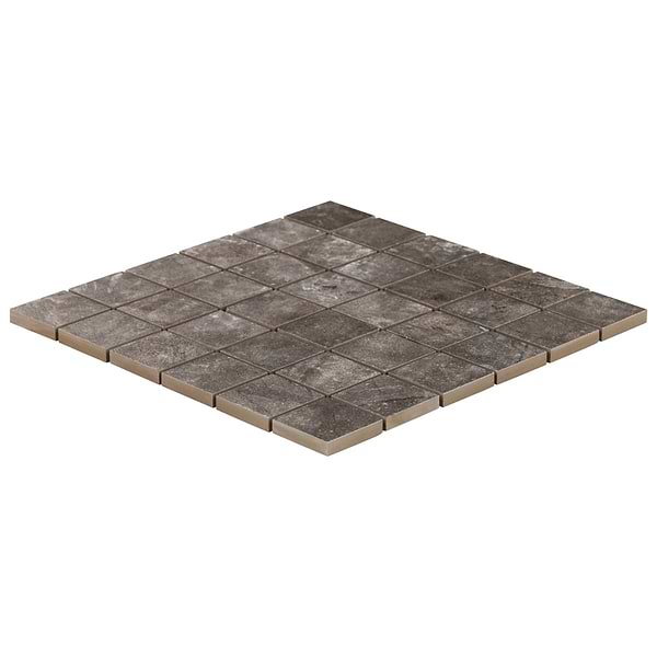 Santo Earth Brown 2x2 Matte Porcelain Mosaic Tile