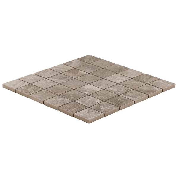 Santo Pearl Gray 2x2 Matte Porcelain Mosaic Tile