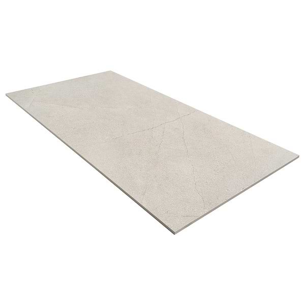 Theo Silver Gray 24x48 Marble Look Antique Satin Porcelain Tile