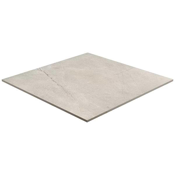 Theo Silver Gray 48x48 Marble Look Antique Satin Porcelain Tile
