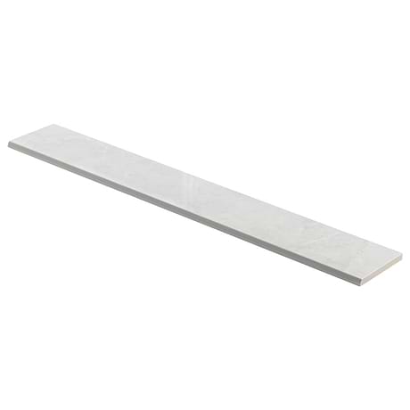 Boscato Cream White 3x24 Marble Look Polished Porcelain Bullnose