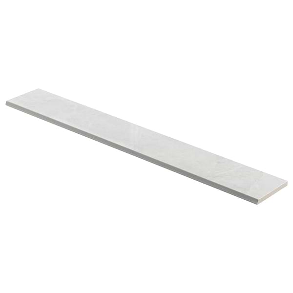 Boscato Cream White 3x24 Marble Look Polished Porcelain Bullnose