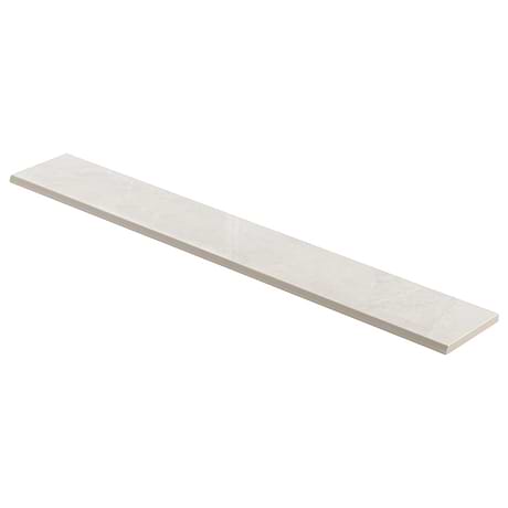 Boscato Cream White 3x24 Marble Look Polished Porcelain Bullnose