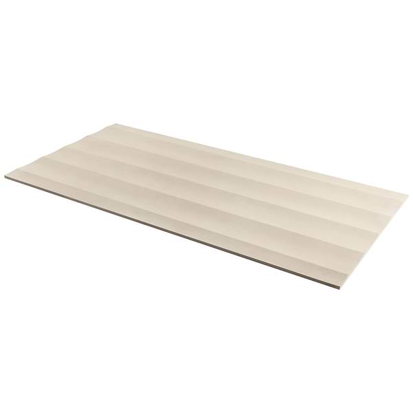 Lucreto Waves Beige 24x48 3D Concrete Look Matte Porcelain Tile
