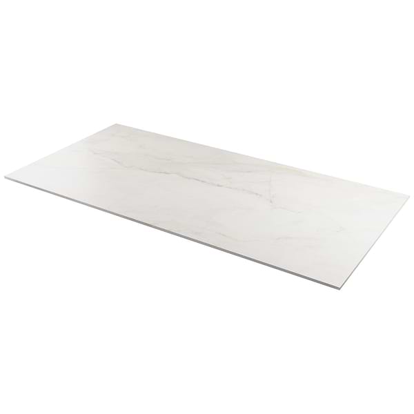 Lumar Apuano Oro White 24x48 Marble Look Matte Porcelain Tile