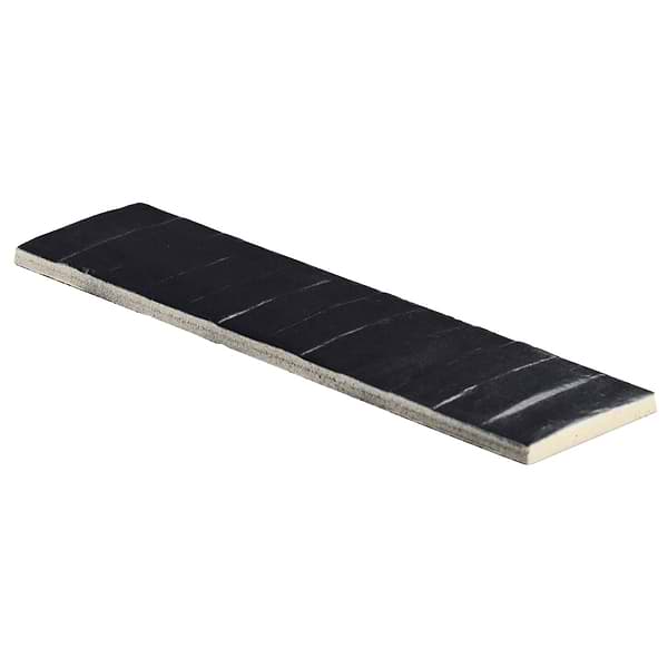 Rework Leather Black 3x12 Matte Porcelain Tile