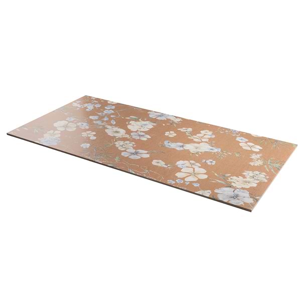Wakana Autumn Terracotta 24x48 Artisan Decor Matte Porcelain Tile