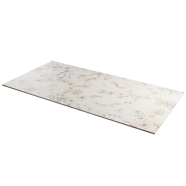 Wakana Spring White 24x48 Artisan Decor Matte Porcelain Tile