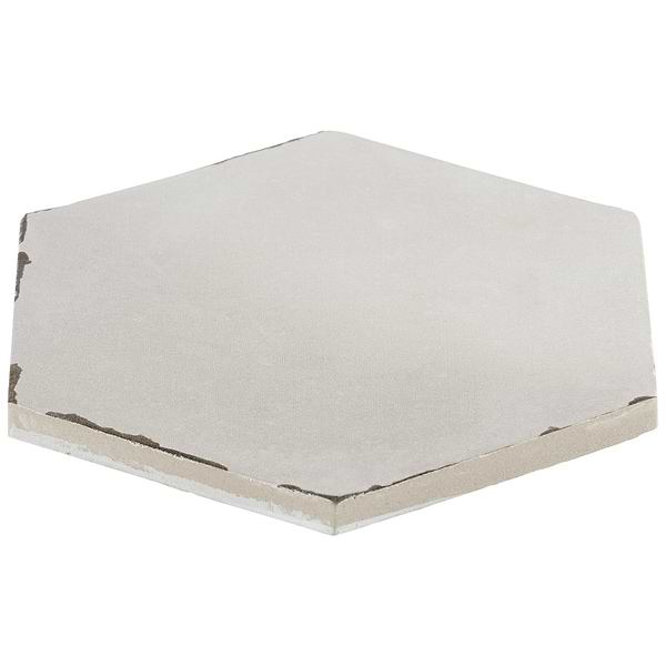 Sasha Hex Tiberio Taupe 6" Matte Porcelain Hexagon Tile