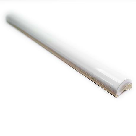Bristol Bianco Polished Ceramic Pencil Liners