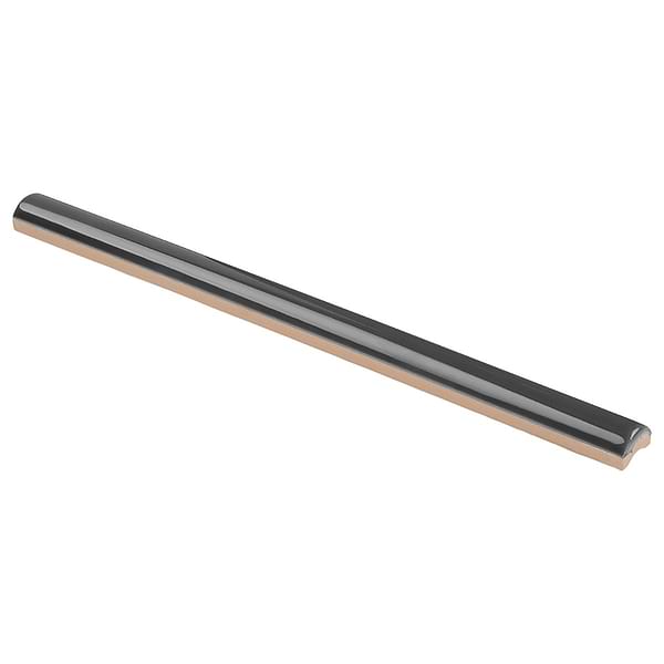 Lancaster 1x12 Bristol Driftwood Gray Polished Ceramic Pencil Liner