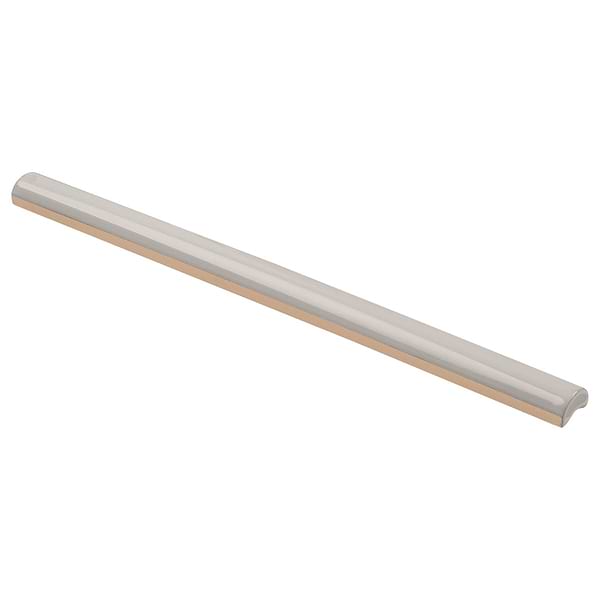 Lancaster Dove Gray 1x12 Bristol Polished Ceramic Pencil Liner