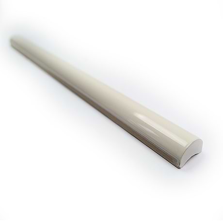 Bristol Vanilla Polished Ceramic Pencil Liners