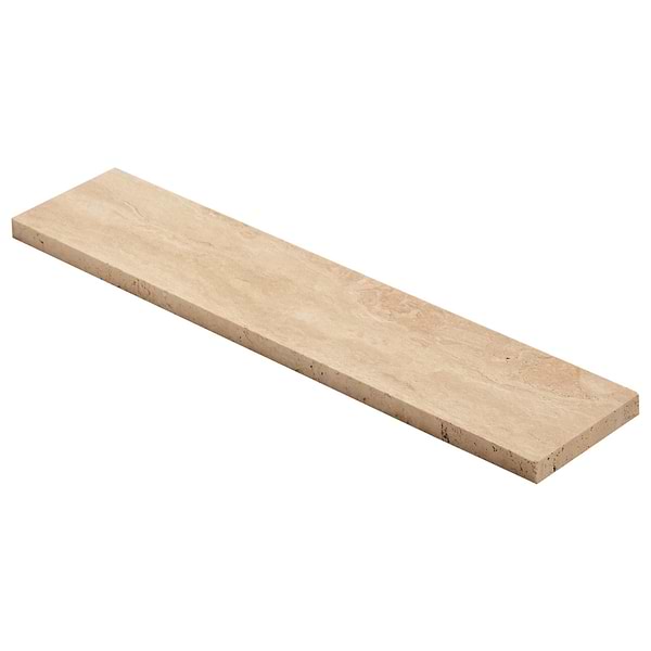 Classic Travertine Premium 2.5x12 Filled Brushed Vein Cut Tile