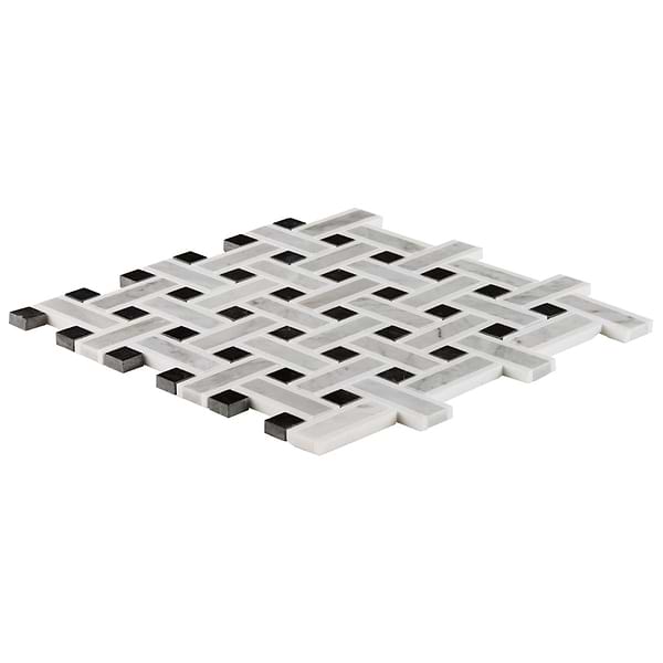 Twine Highstrung 1x3 Marble Polished Mosaic Tile