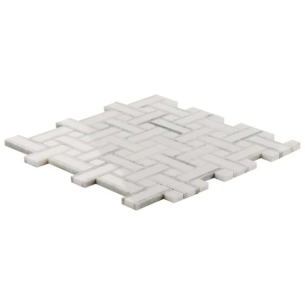 Twine Olive Grove 1x3 Marble Polished Mosaic Tile