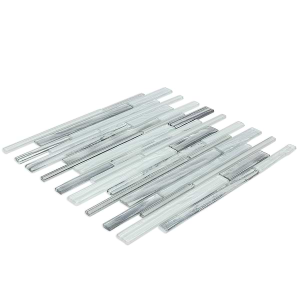Mangata Glacial November Skies Planks Glass Tile