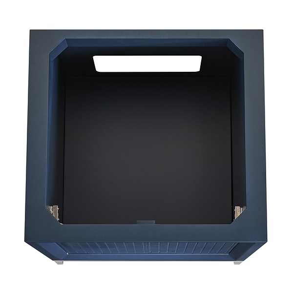 Bungalow Navy and Silver 24" Single Vanity without Top