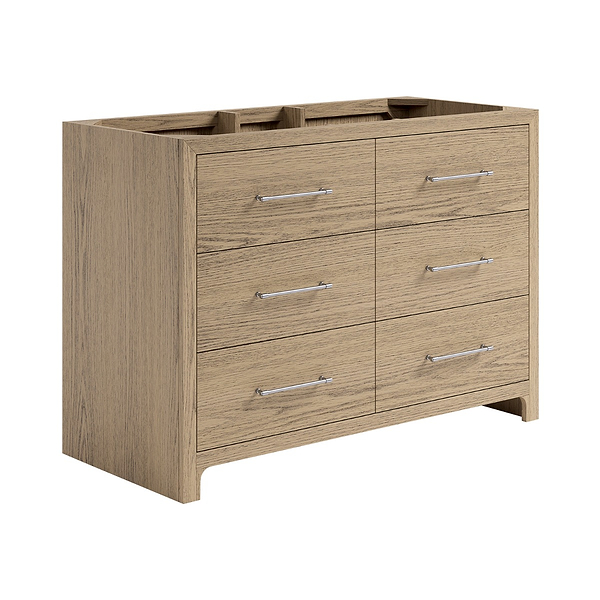 TileBar Studio Vanities Edison Medium Ash 48" Single Vanity without Top