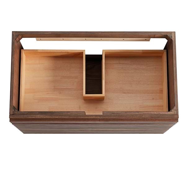 Gibson Dark Wood 36" Single Vanity without Top