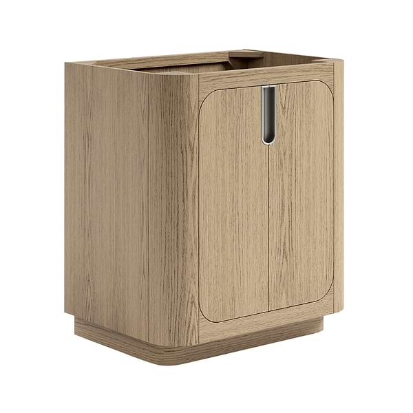 Corbin Medium Ash 30" Single Vanity without Top by TileBar Studio Vanities; image 4; in Style Ideas Contemporary, Modern, Transitional; released 2026; new, trends