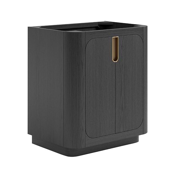 TileBar Studio Vanities Corbin Ebony Oak 30" Single Vanity without Top