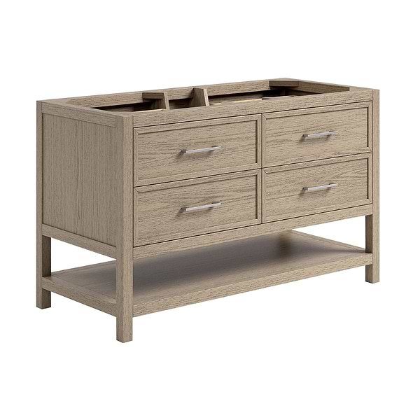 TileBar Studio Vanities Rowan Greige Ash 48" Single Vanity without Top