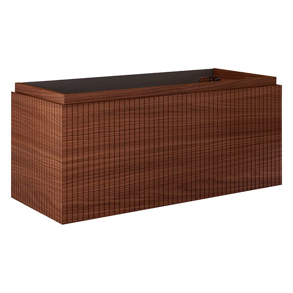Melrose Walnut 48" Single Vanity without Top