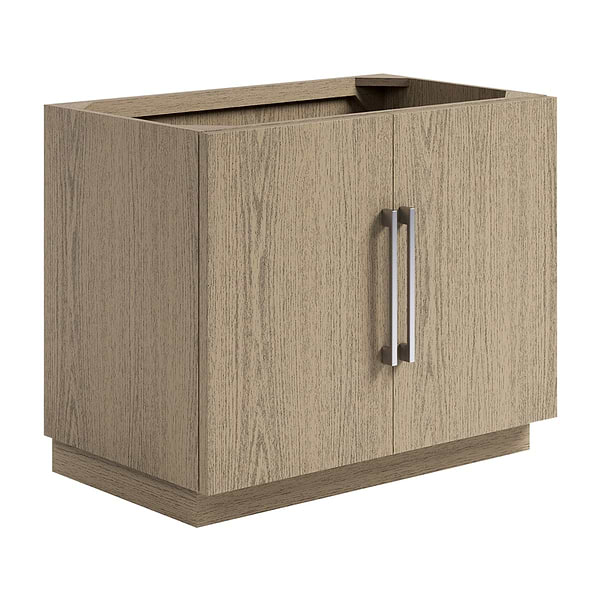 TileBar Studio Vanities Orville Greige Ash 36" Single Vanity without Top