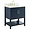 Sheraton 30" Navy Vanity with Carrara Marble Top and Ceramic Basin