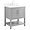Sheraton 30" Gray Vanity with Pure White Quartz Top and Ceramic Basin