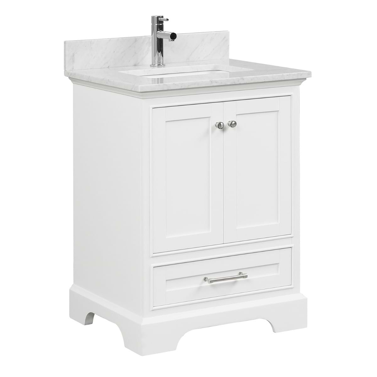 Glendale 24'' White Vanity And Marble Counter