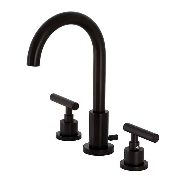Astoria Oil Rubbed Bronze 10" Widespread Bathroom Faucet With Pop Up Standard Drain