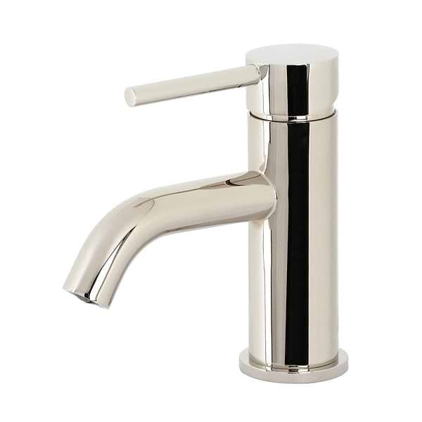 Lawrence Polished Nickel 2" Single Hole Bathroom Faucet With Pop Up Standard Drain