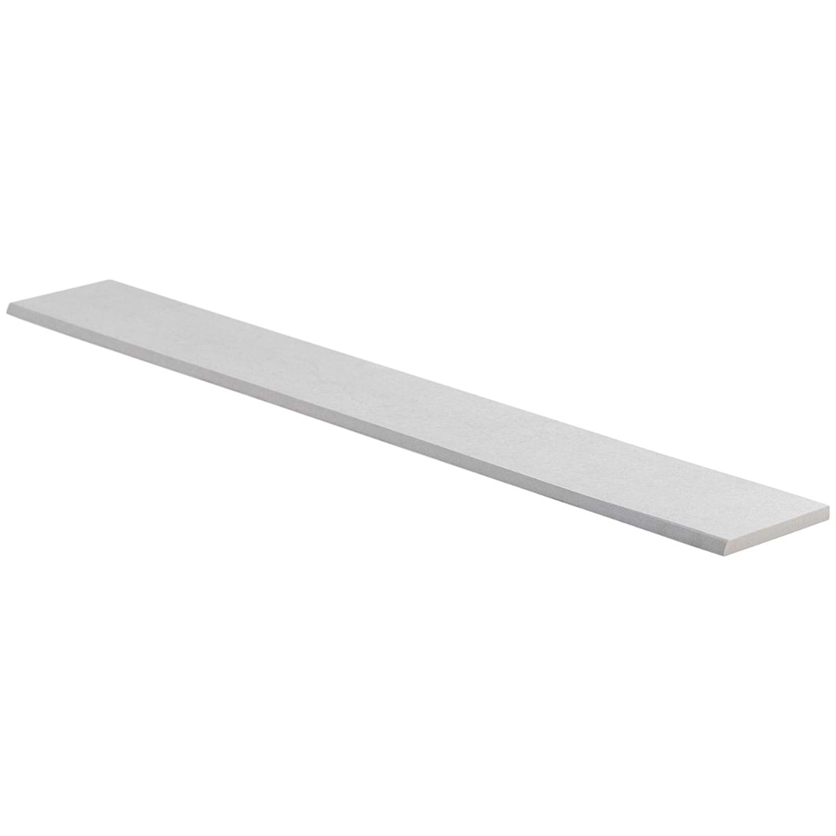 Hewlett Pearl Mist Gray 3x24 Matte Porcelain Bullnose