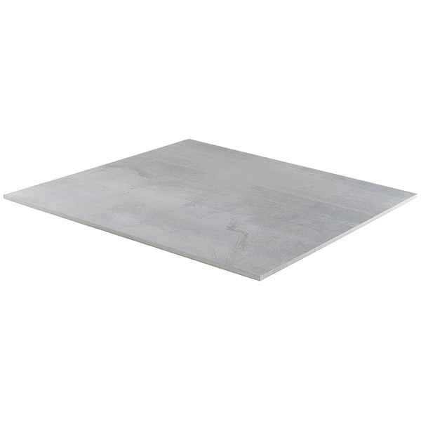 Hewlett Metal Silver 24x24 Matte Porcelain Tile