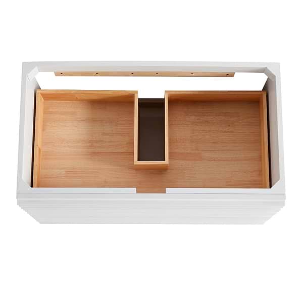 Gibson White 36" Single Vanity without Top