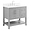Sheraton 36" Gray Vanity with Pure White Quartz Top and Ceramic Basin