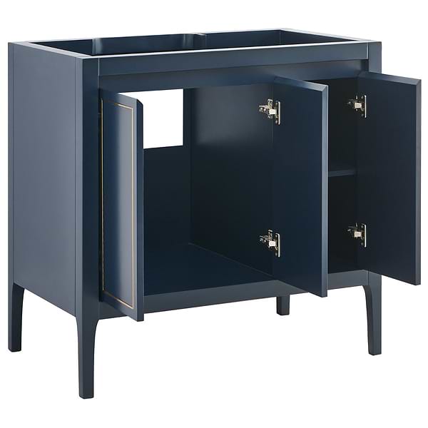 Province Navy and Gold 36" Single Vanity without Top