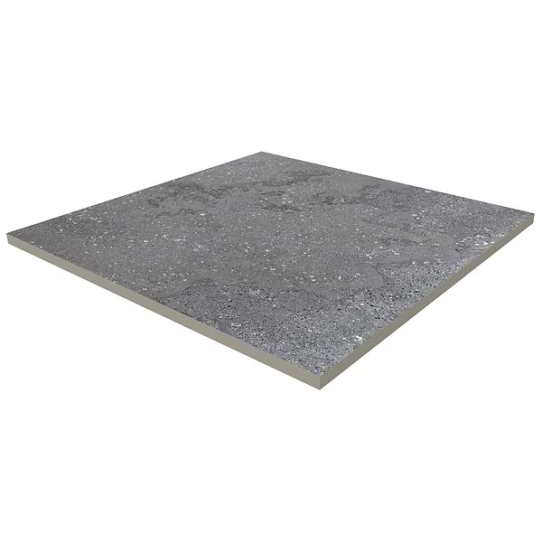Massif Dark Gray 24x24 Terrazzo Look Textured Porcelain 2CM Outdoor Paver