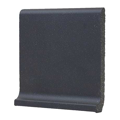 Elemental Raven Gray 6x6 Ceramic Quarry Tile Cove Base (14 per box)