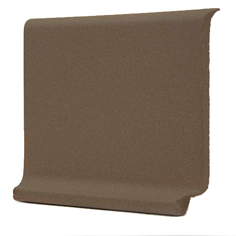 Elemental Chestnut Brown 6x6 Ceramic Quarry Tile Cove Base Inside Corner  (14 per box)